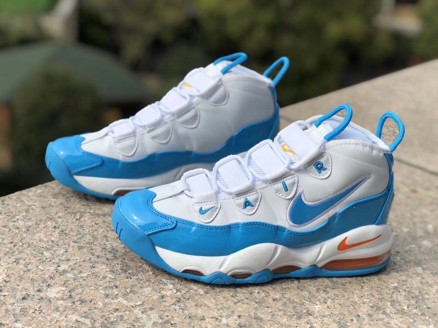 2020 Nike Air Uptempo 95 White Jade Orange